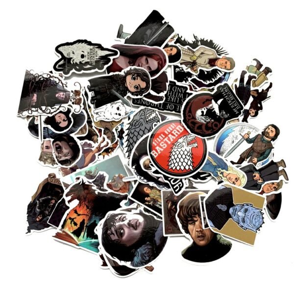 61张/权利的游戏新款美剧贴纸装饰汽车摩托车行李箱个性防水贴