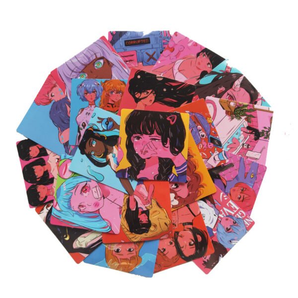 20张/包美女可爱  旅行箱行李箱滑板笔记本不重复涂鸦贴纸