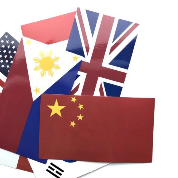 7张/包美国沃尔玛款国旗死飞行李箱旅行箱手机头盔笔记本贴纸