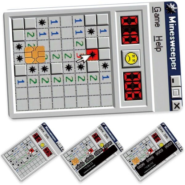 跨境搞笑扫雷游戏 信用卡个性化防水贴纸2x3.4英寸单张/套装可选