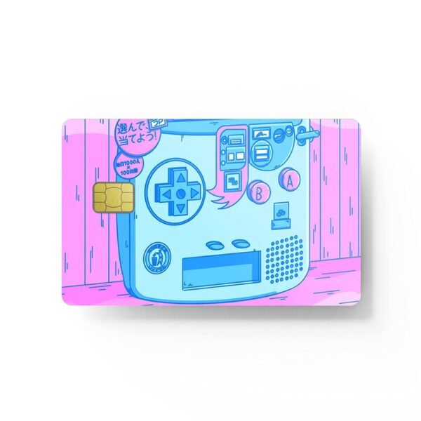 跨境可爱游戏主机借记卡/信用卡防水贴纸2x3.4 英寸单张/套装可选