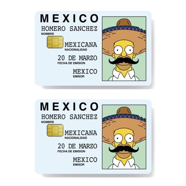 跨境墨西哥款借记卡/信用卡个性化贴纸2x3.4 英寸单张/套装可选