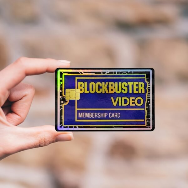 跨境新激光镭射效果信用卡个性化防水贴纸2x3.4英寸单张/套装可选