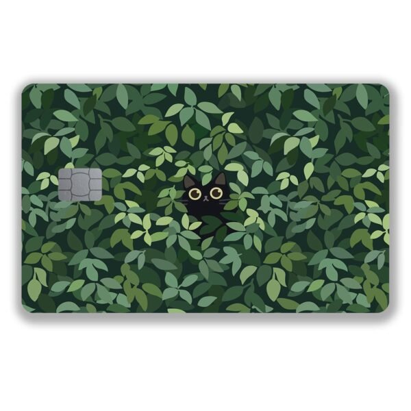 跨境新款猫咪借记卡/信用卡个性化贴纸2x3.4 英寸单张/套装可选