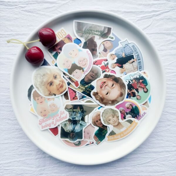 50张/美国女性stagolden girl女郎电动车笔记本头盔汽车贴纸