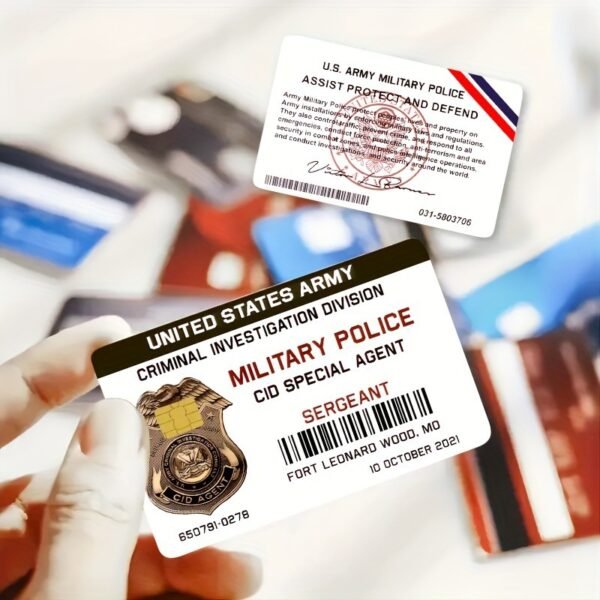 跨境美国陆军证信用卡个性化防水贴纸2x3.4英寸单张/套装可选