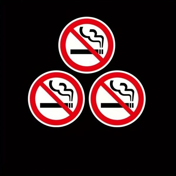 跨境热销 禁止吸烟警示 No Smoking 防水贴纸多尺寸可个性化 制作