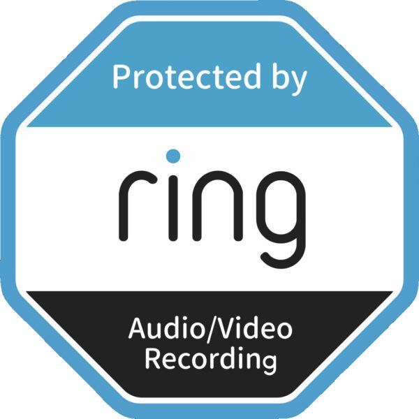 跨境Ring安全贴纸/ 3.5英寸/ 4.5英寸/多尺寸单双面可选不干胶贴